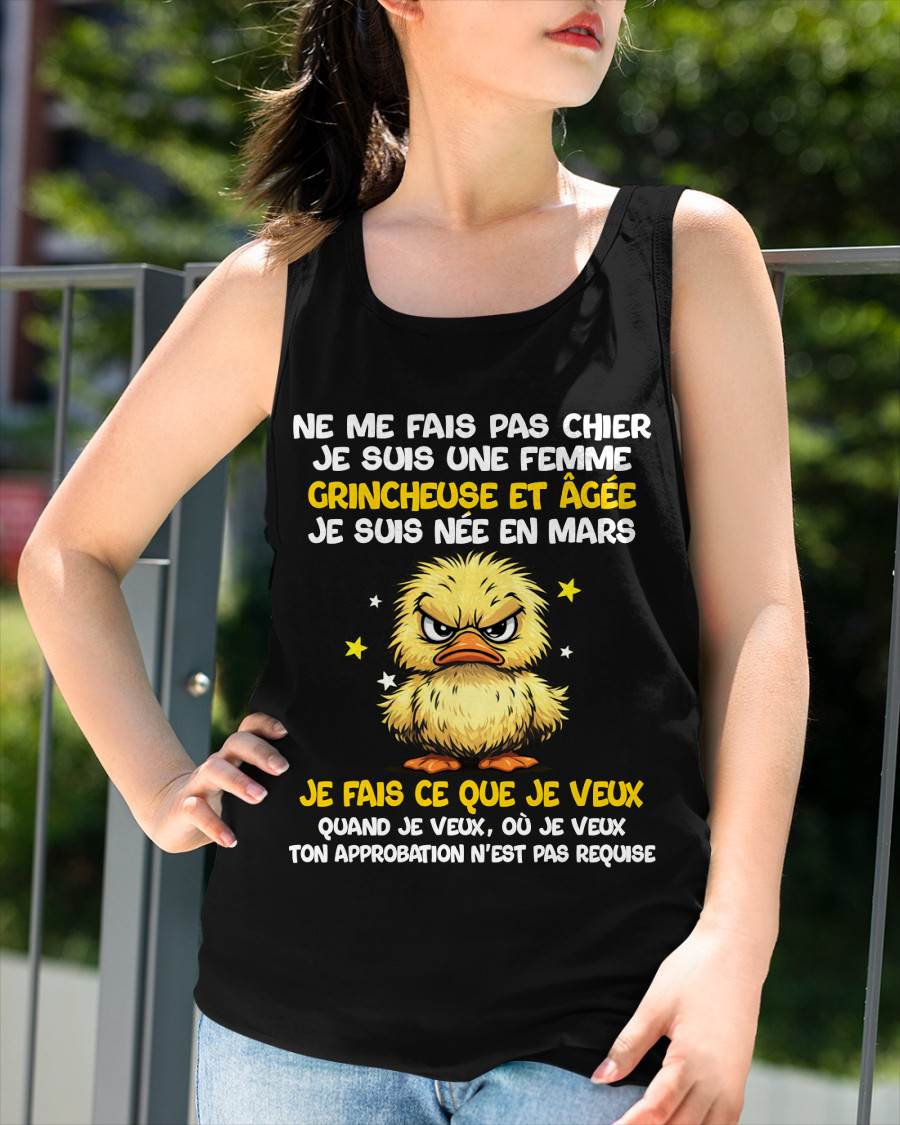 JE SUIS UNE FILLE DE MARS - POUR FEMME - TLEE03 (SKU2604-119-03)