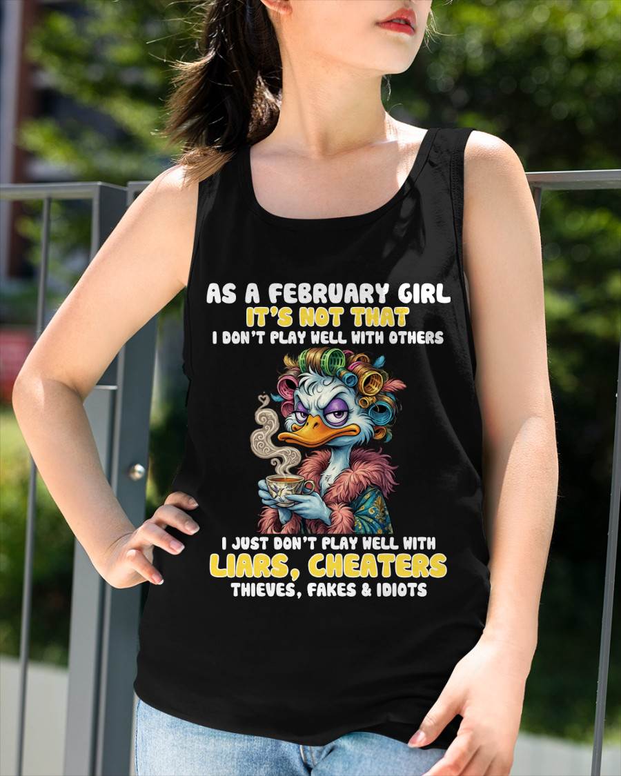 AS A FEBRUARY GIRL, I PLAY NICE BUT SELECTIVELY - FOR WOMEN - TLEE02 (SKU2604-29-02)
