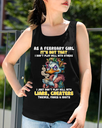 AS A FEBRUARY GIRL, I PLAY NICE BUT SELECTIVELY - FOR WOMEN - TLEE02 (SKU2604-29-02)
