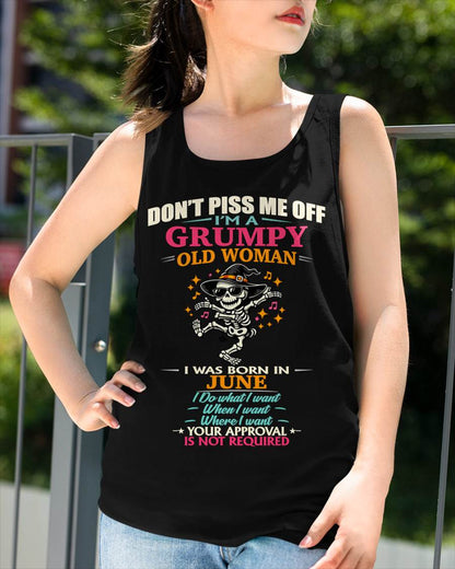 JUNE - SASSY INDEPENDENT WOMAN FUNNY QUOTE - FOR WOMEN - TLEE06 (SKU2603-70-06)
