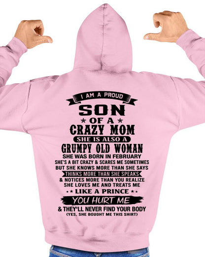 FEBRUARY - MY MOM IS CRAZY BUT SHE LOVES ME - FROM MOM - TLEE02 (SKU2606-354-02)