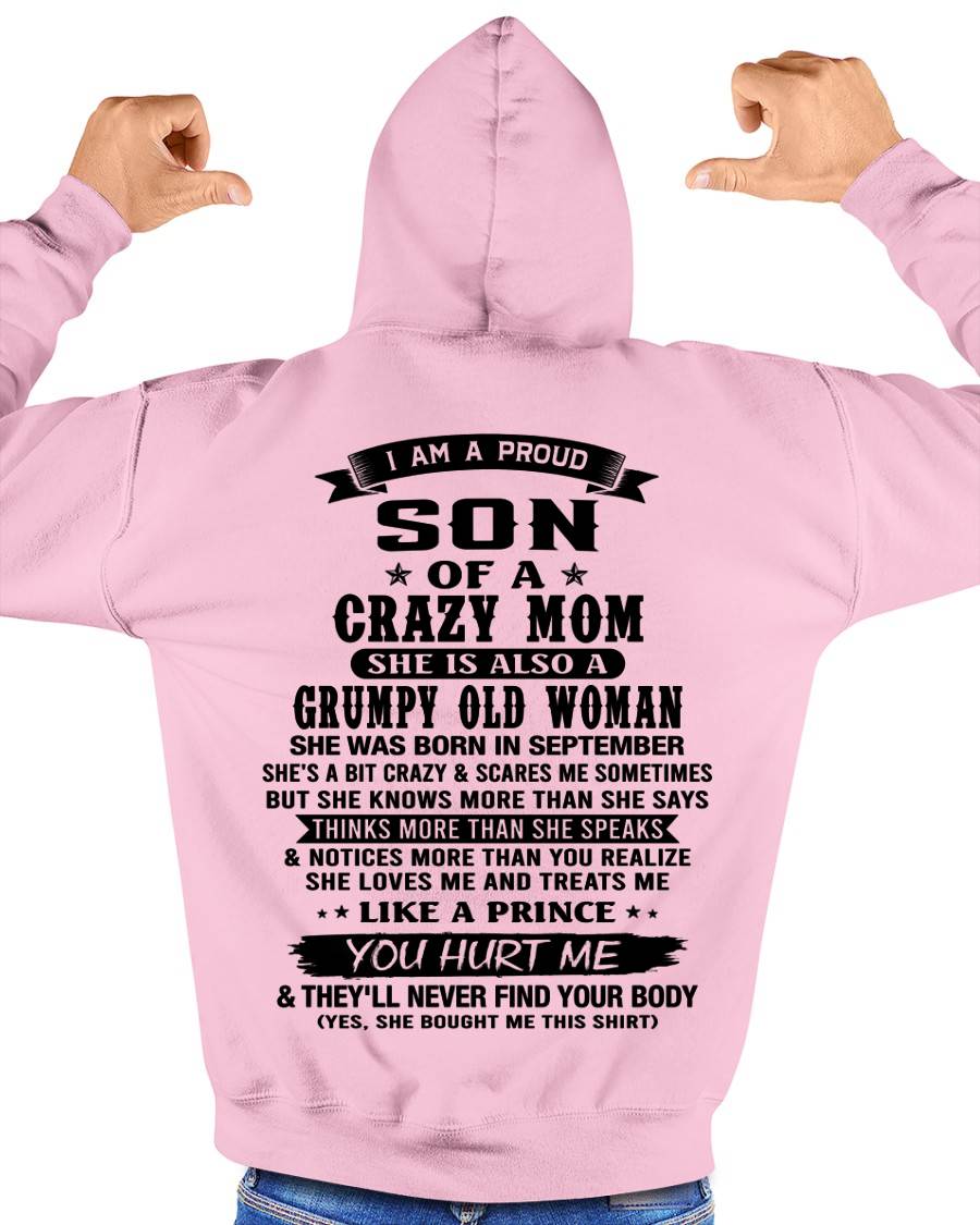 SEPTEMBER - MY MOM IS CRAZY BUT SHE LOVES ME - FROM MOM - TLEE09 (SKU2606-354-09)