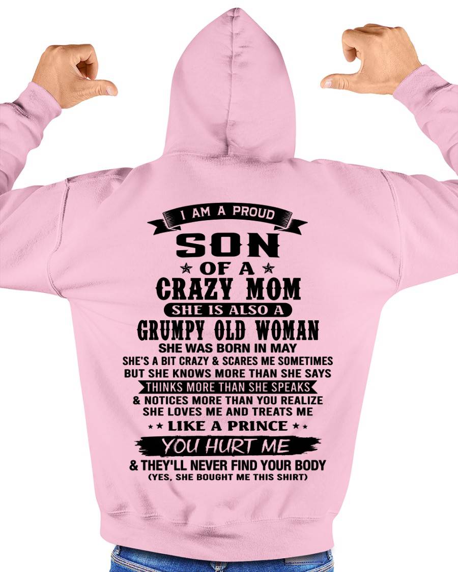 MAY - MY MOM IS CRAZY BUT SHE LOVES ME - FROM MOM - TLEE05 (SKU2606-354-05)