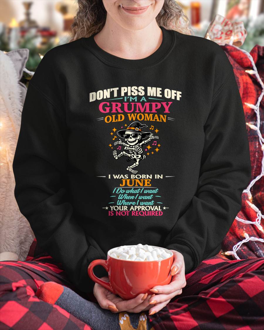 JUNE - SASSY INDEPENDENT WOMAN FUNNY QUOTE - FOR WOMEN - TLEE06 (SKU2603-70-06)