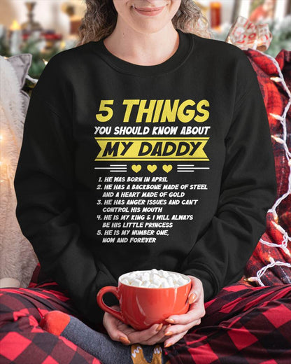 APRIL - 5 THINGS YOU SHOULD KNOW ABOUT MY DADDY - FROM DAD - TLEE04 (SKU2606-53-04)
