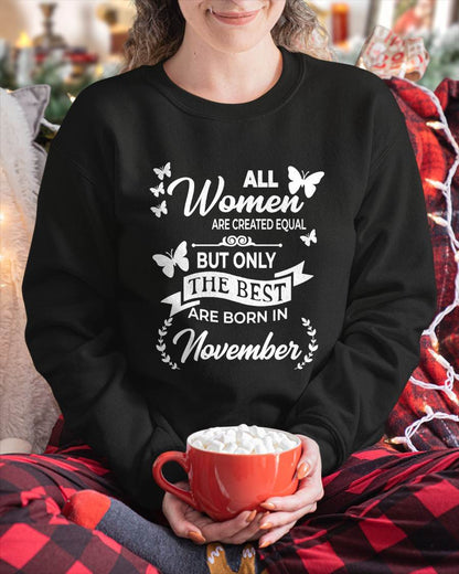 NOVEMBER WOMEN ARE THE BEST - FOR WOMEN - TLEE11 (SKU2604-07-11)