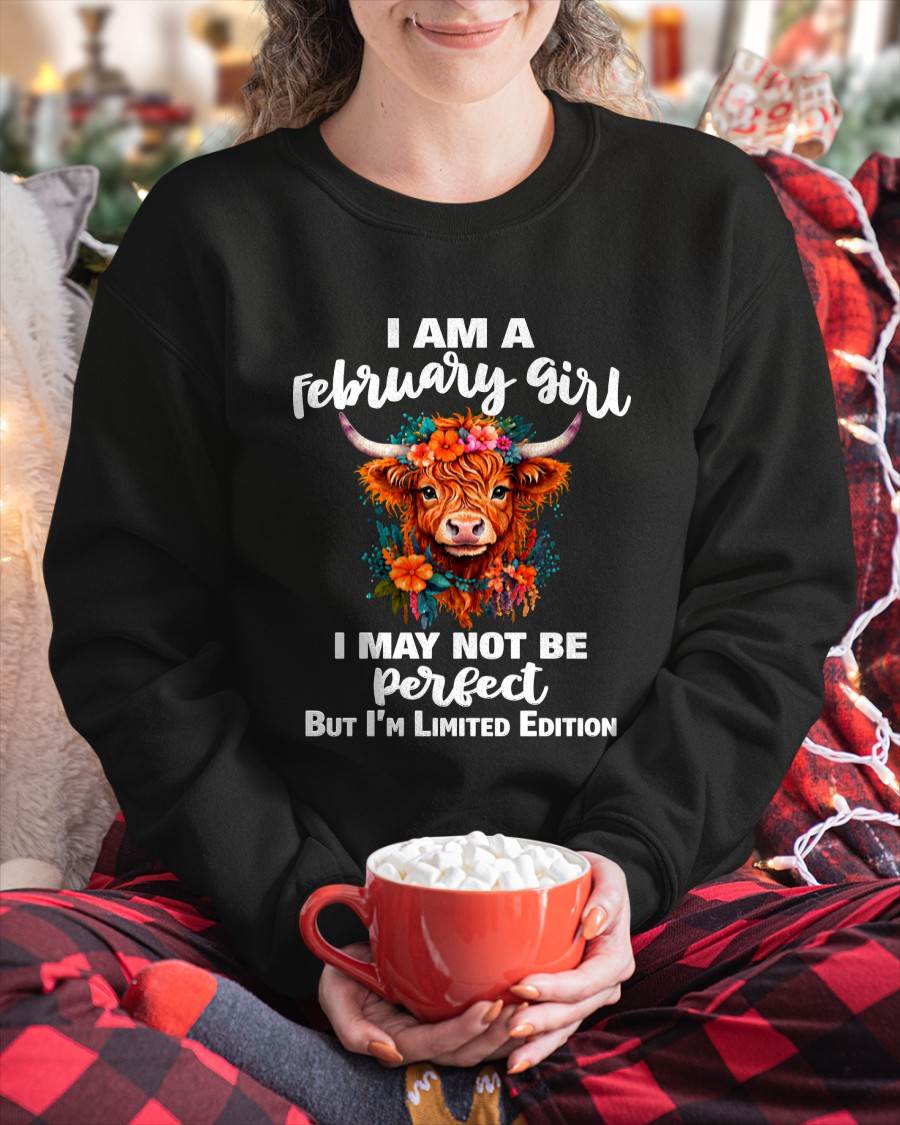 FEBRUARY GIRL ONE OF A KIND TEE - FOR WOMEN - TLEE02 (SKU2607-296-02)