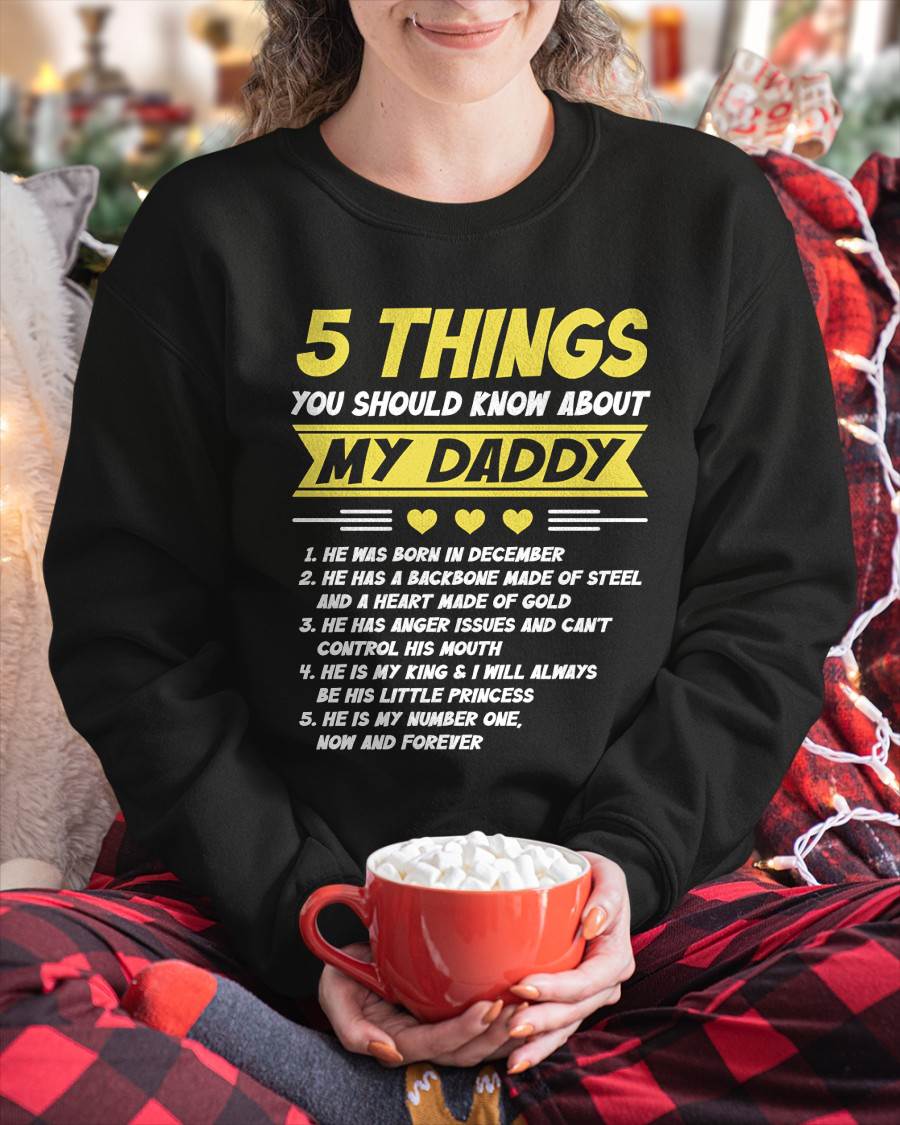 DECEMBER - 5 THINGS YOU SHOULD KNOW ABOUT MY DADDY - FROM DAD - TLEE12 (SKU2606-53-12)