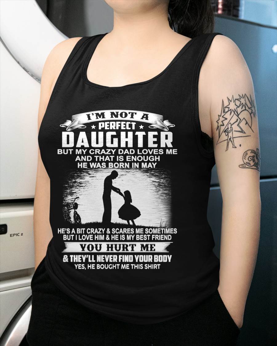 DAD BORN IN MAY AND DAUGHTER BEST FRIENDS - FROM DAD - TLEE05 (SKU2605-166-05)
