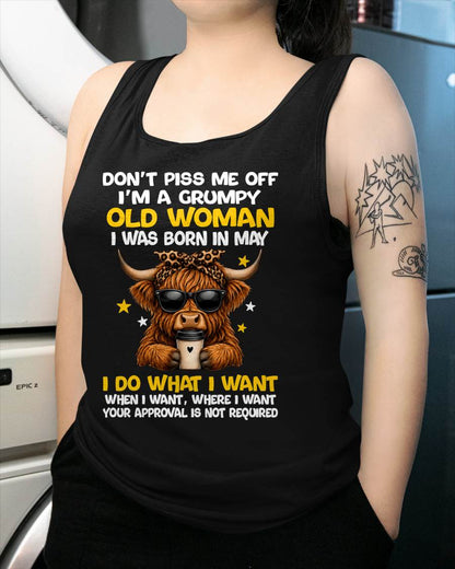 MAY BORN WOMAN FUNNY SHIRT - FOR WOMEN - TLEE05 (SKU2607-217-05)