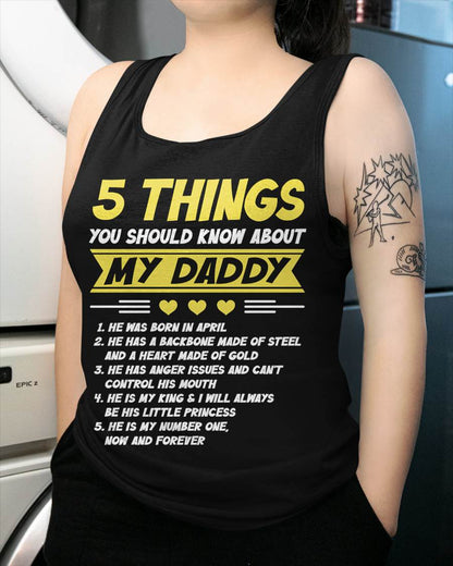 APRIL - 5 THINGS YOU SHOULD KNOW ABOUT MY DADDY - FROM DAD - TLEE04 (SKU2606-53-04)