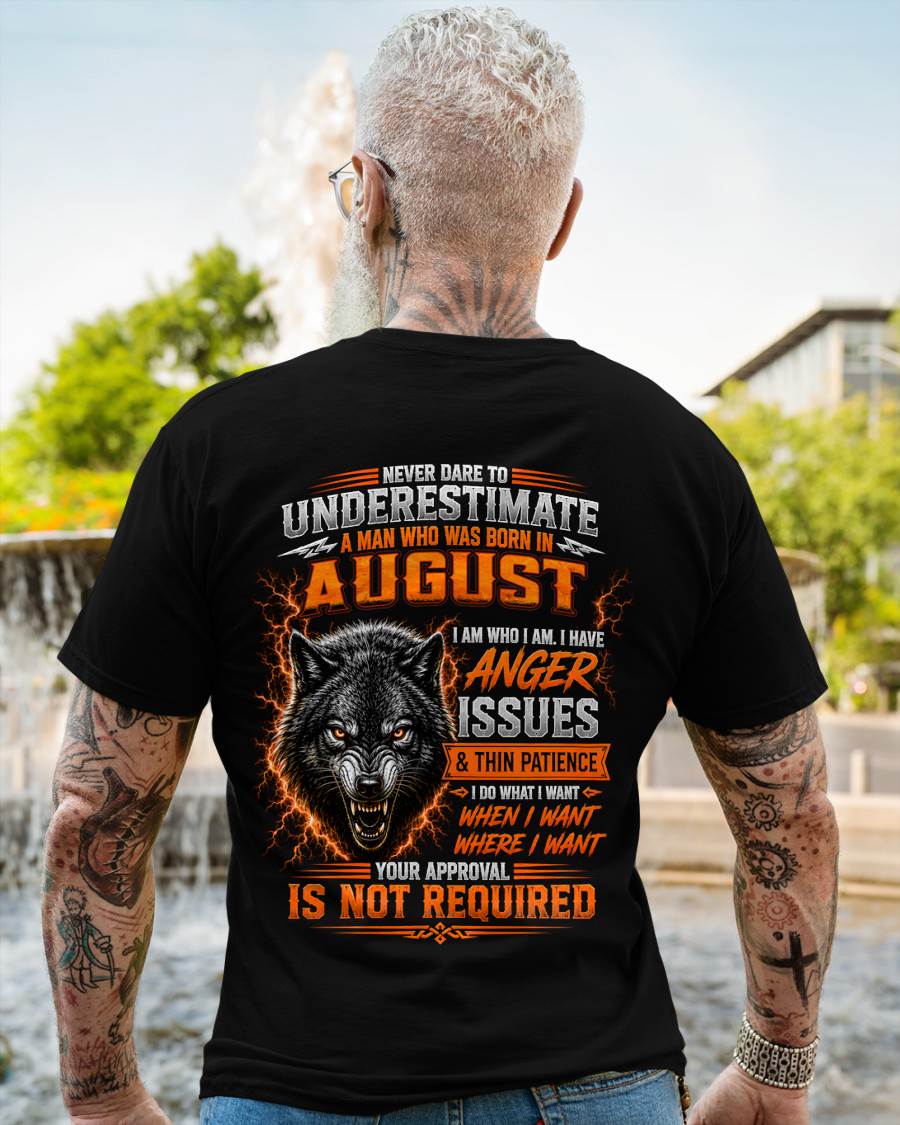 AUGUST MAN I DO WHAT I WANT SHIRT - FOR MAN - TLEE08 (SKU2608-244-08)