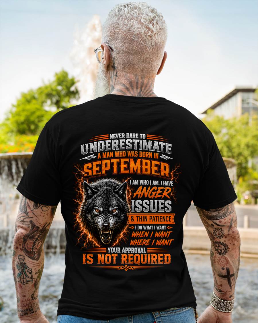 SEPTEMBER MAN I DO WHAT I WANT SHIRT - FOR MAN - TLEE09 (SKU2608-244-09)