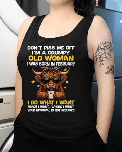 FEBRUARY BORN WOMAN FUNNY SHIRT - FOR WOMEN - TLEE02 (SKU2607-217-02)