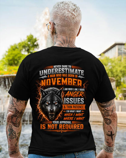 NOVEMBER MAN I DO WHAT I WANT SHIRT - FOR MAN - TLEE11 (SKU2608-244-11)