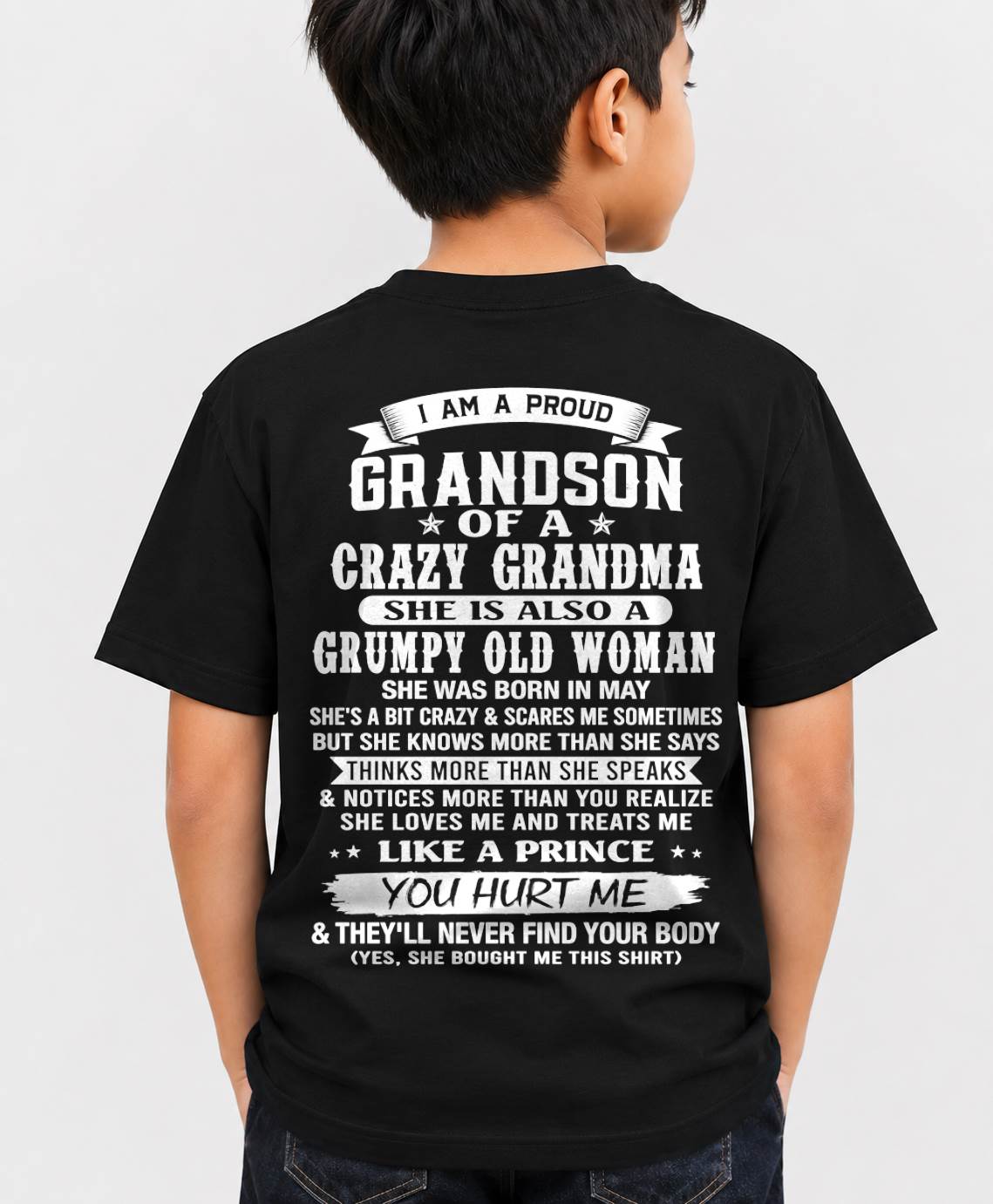 MAY - GRANDSON OF A CRAZY GRANDMA - FROM GRANDMA - TLEE05 (SKU2606-274-05)