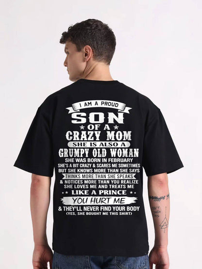 FEBRUARY - PROUD SON OF A CRAZY MOM - FROM MOM - TLEE02 (SKU2606-127-02)
