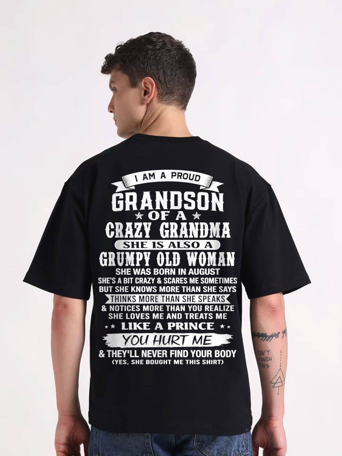 AUGUST - GRANDSON OF A CRAZY GRANDMA - FROM GRANDMA - TLEE08 (SKU2606-274-08)
