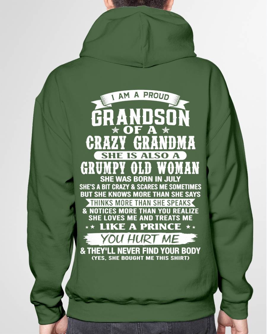 JULY - GRANDSON OF A CRAZY GRANDMA - FROM GRANDMA - TLEE07 (SKU2606-274-07)