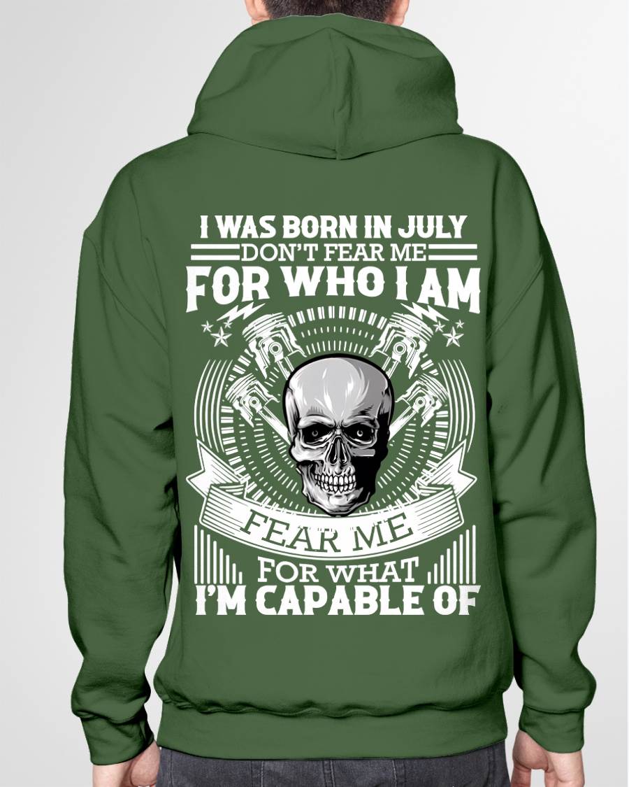 JULY – DON’T FEAR ME FOR WHO I AM, FEAR ME FOR WHAT I’M CAPABLE OF - FOR MAN - TLEE07 (SKU2604-199-07)
