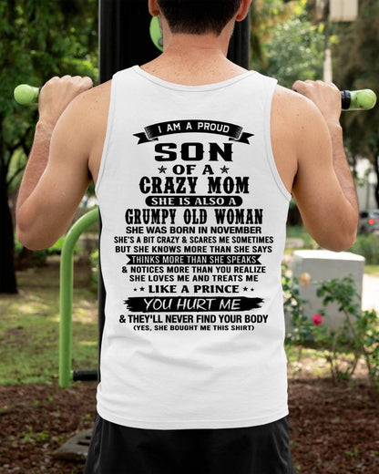 NOVEMBER - MY MOM IS CRAZY BUT SHE LOVES ME - FROM MOM - TLEE11 (SKU2606-354-11)