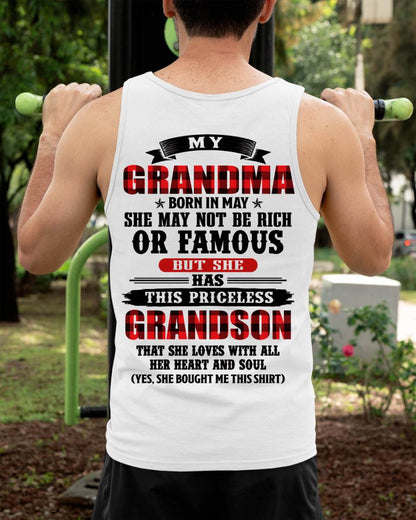 MAY GRANDMA - HER PRICELESS GRANDSON - FROM GRANDMA - TLEE05 (SKU2606-337-05)
