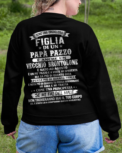 AGOSTO / FIGLIA DI UN PAPÀ PAZZO - REGALO DA PAPÀ  - TLEE08 (SKU2606-155-08)