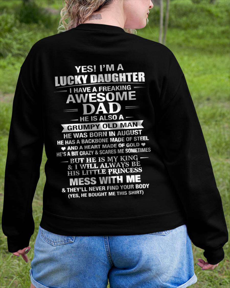 AUGUST - BEHIND EVERY STRONG GIRL IS AN AWESOME DAD - FROM DAD - TLEE08 (SKU2605-405-08)
