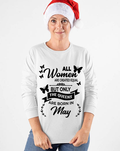 MAY GIRLS ARE TRUE QUEENS - FOR WOMEN - TLEE05 (SKU2605-58-05)