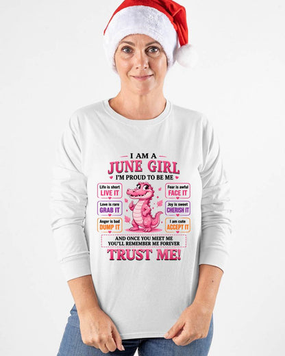 JUNE GIRL CUTE ALLIGATOR TEE - FOR WOMEN - TLEE06 (SKU2607-236-06)