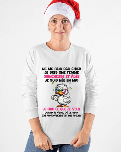 JE SUIS UNE FILLE DE MAI - POUR FEMME - TLEE05 (SKU2604-117-05)