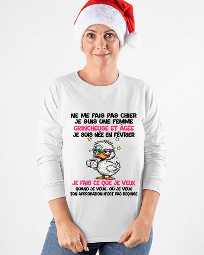 JE SUIS UNE FILLE DE FÉVRIER - POUR FEMME - TLEE02 (SKU2604-117-02)