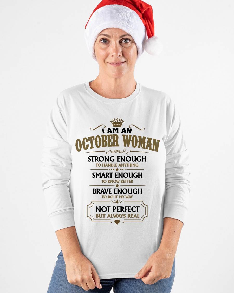 OCTOBER WOMAN – BOLD STRONG REAL - FOR WOMEN - TLEE10 (SKU2605-90-10)
