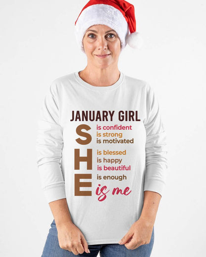 JANUARY GIRL - SHE IS ME - FOR WOMEN - TLEE01 (SKU2607-164-01)