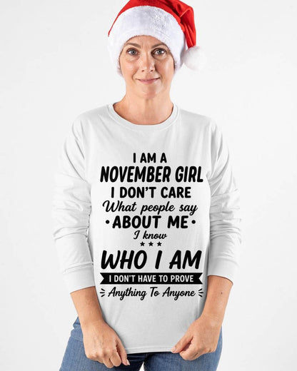NOVEMBER – I DON'T CARE WHAT PEOPLE SAY ABOUT ME - FOR WOMEN - TLEE11 (SKU2606-379-11)