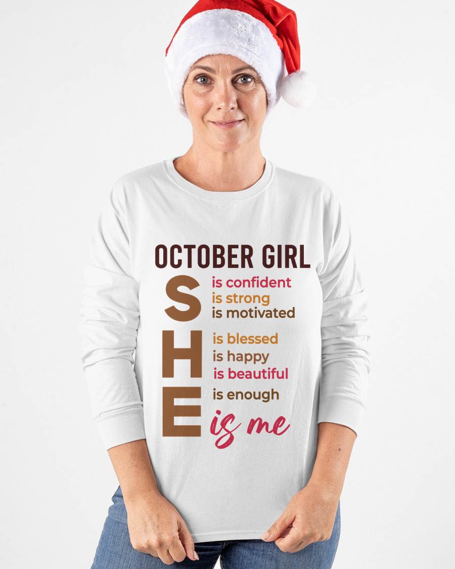 OCTOBER GIRL - SHE IS ME - FOR WOMEN - TLEE10 (SKU2607-164-10)