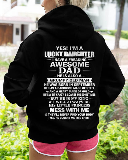 SEPTEMBER - BEHIND EVERY STRONG GIRL IS AN AWESOME DAD - FROM DAD - TLEE09 (SKU2605-405-09)