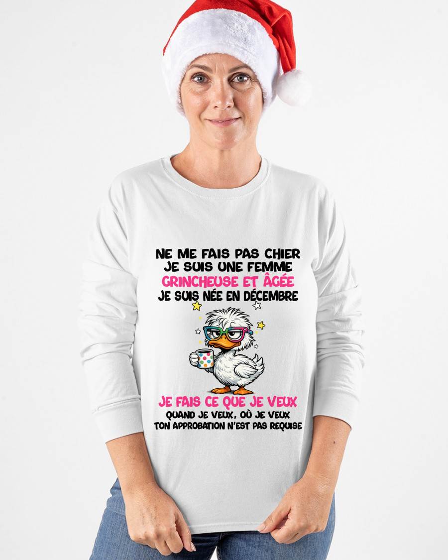 JE SUIS UNE FILLE DE DÉCEMBRE - POUR FEMME - TLEE12 (SKU2604-117-12)