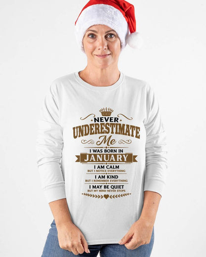 JANUARY - SWEET CALM AND UNFORGETTABLE - FOR WOMEN - TLEE01 (SKU2608-491-01)