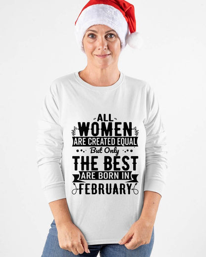 FEBRUARY WOMEN ARE THE BEST KIND - FOR WOMEN - TLEE02 (SKU2605-398-02)