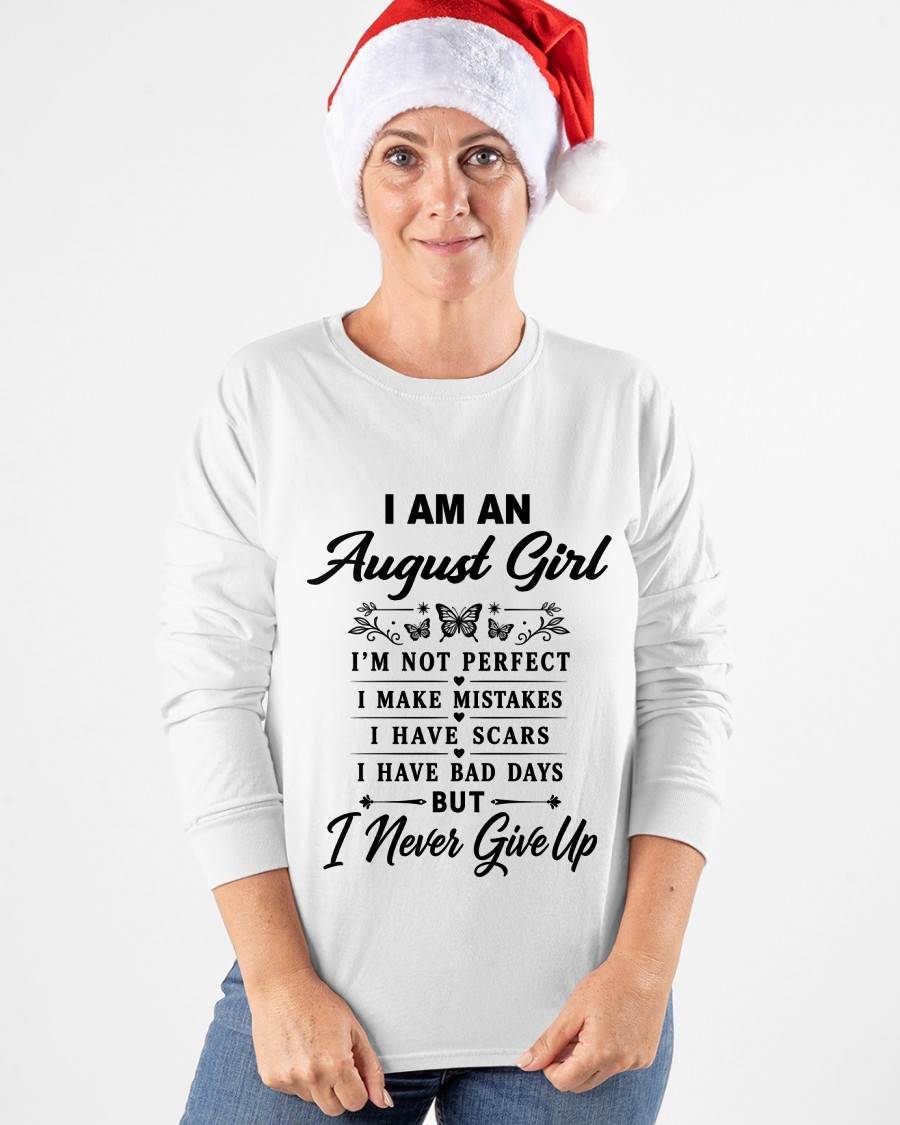 AUGUST GIRL NEVER GIVE UP - FOR WOMEN - TLEE08 (SKU2606-378-08)