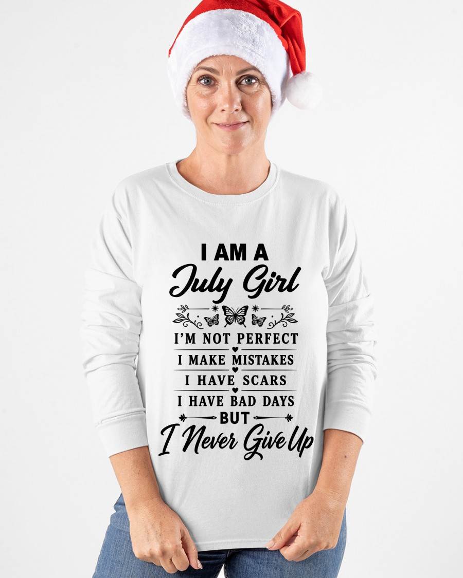 JULY GIRL NEVER GIVE UP - FOR WOMEN - TLEE07 (SKU2606-378-07)