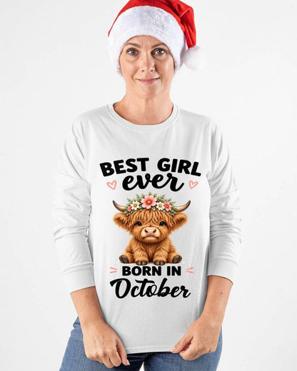 OCTOBER - BEST GIRL EVER - FOR WOMEN - TLEE10 (SKU2607-198-10)