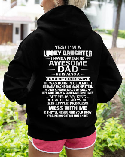 DECEMBER - BEHIND EVERY STRONG GIRL IS AN AWESOME DAD - FROM DAD - TLEE12 (SKU2605-405-12)