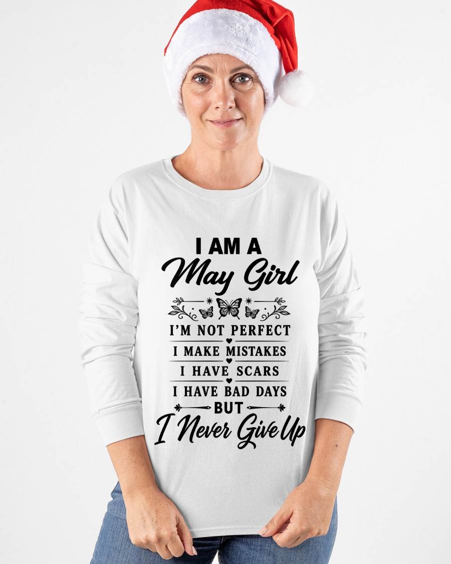 MAY GIRL NEVER GIVE UP - FOR WOMEN - TLEE05 (SKU2606-378-05)