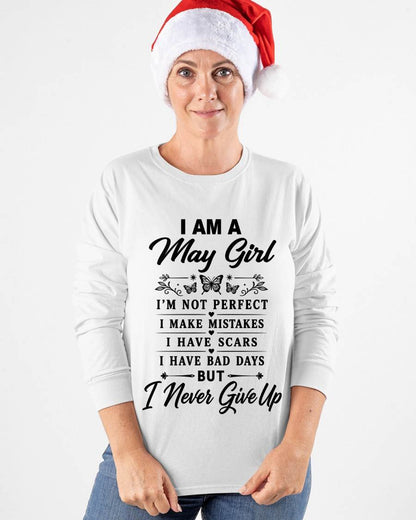 MAY GIRL NEVER GIVE UP - FOR WOMEN - TLEE05 (SKU2606-378-05)