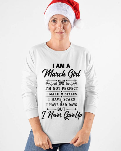 MARCH GIRL NEVER GIVE UP - FOR WOMEN - TLEE03 (SKU2606-378-03)