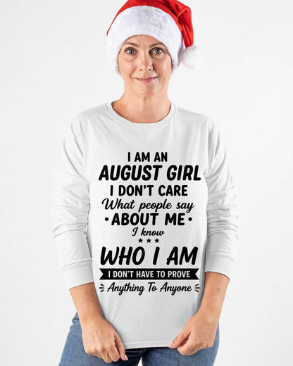 AUGUST – I DON'T CARE WHAT PEOPLE SAY ABOUT ME - FOR WOMEN - TLEE08 (SKU2606-379-08)