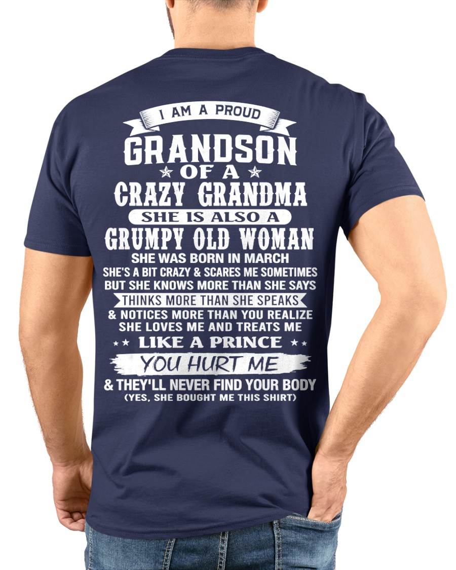 MARCH - GRANDSON OF A CRAZY GRANDMA - FROM GRANDMA - TLEE03 (SKU2606-274-03)