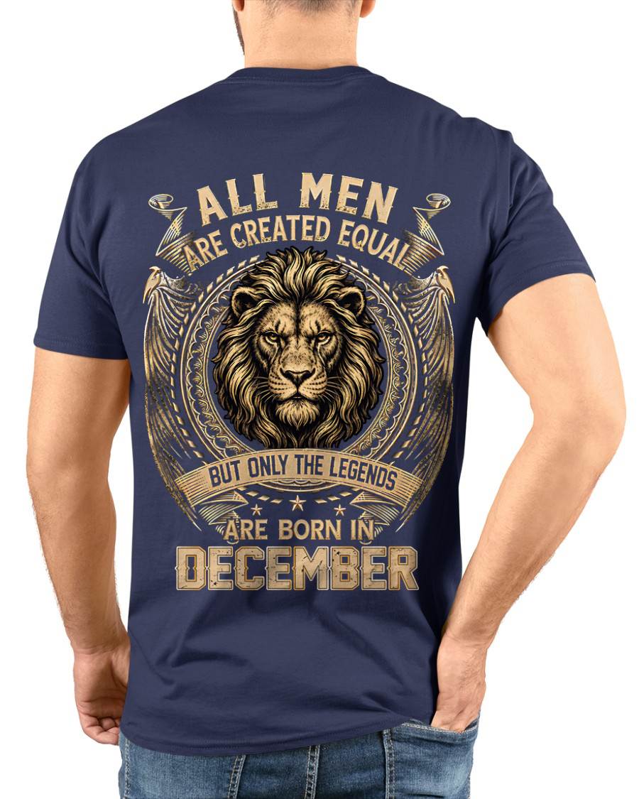 DECEMBER BORN LEGEND SHIRT – LION KING - FOR MAN - TLEE12 (SKU2606-177-12)